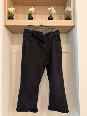 Ava & Viv Black Wide-Leg Jeans